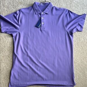Vibrant Purple Polo Shirt with Classic Collar